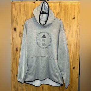 Adidas Heather Gray Men's Hoodie